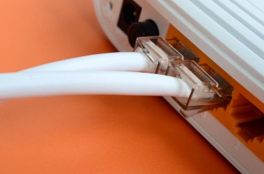 Internet kablosu fiş Internet yönlendirici, w bağlı