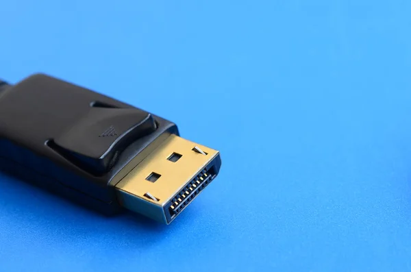 Pin Αρσενικό Displayport Επίχρυσο Βύσμα Για Μια Άψογη Σύνδεση Μπλε — Φωτογραφία Αρχείου