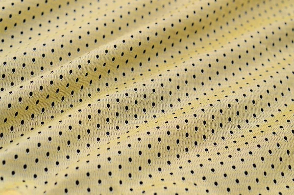 Жовтий Спортивний Одяг Тканинна Текстура Фон Багатьма Складками — стокове фото