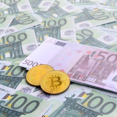 Altın fiziksel bitcoins yeşil parasal deno kümesi üzerinde yalan olduğunu