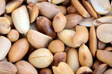 Fıstık. Bir sürü küçük sarı fındık kabuğu olmadan. Arka plan doku