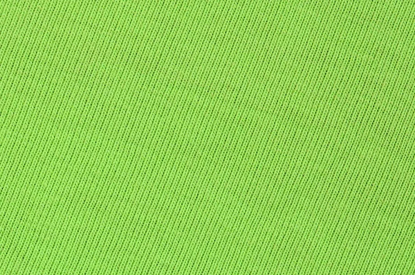 Textura Tela Verde Brillante Material Para Hacer Camisas Blusas — Foto de Stock