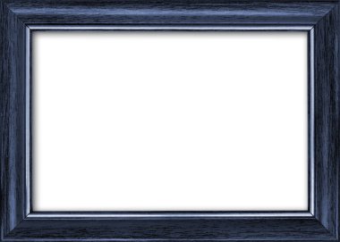 Boş resim çerçevesi içinde izole üzerinde beyaz ücretsiz bir yer ile