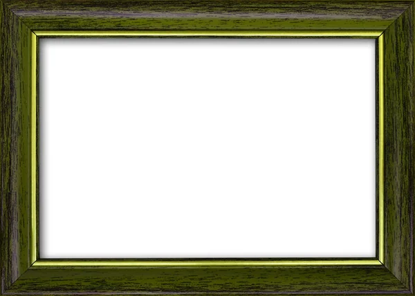 Empty Picture Frame Free Place Isolated White — Stock Photo, Image