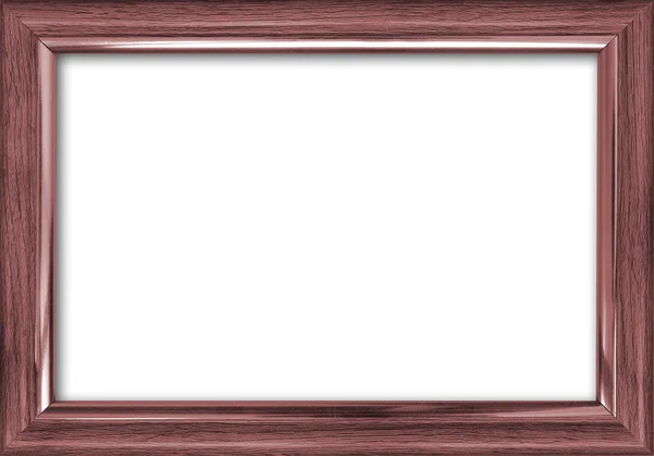 Leeg Afbeeldingsframe Met Een Gratis Plek Binnen Geïsoleerd Wit — Stockfoto