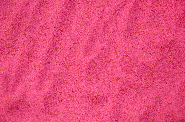 Κλείνω Μια Χρωματισμένη Άμμο Κοκκώδη Υφή Ροζ Grains Κόκκοι — Φωτογραφία Αρχείου