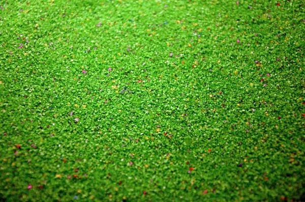 色の細かい砂のテクスチャをクローズ アップ 緑の穀粒 — ストック写真