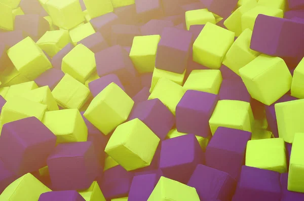 Wiele Kolorowe Bloki Miękkie Ballpit Dla Dzieci Plac Zabaw — Zdjęcie stockowe