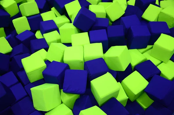 Wiele Kolorowe Bloki Miękkie Ballpit Dla Dzieci Plac Zabaw — Zdjęcie stockowe