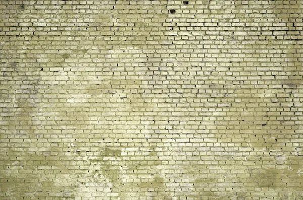 Ceglany Kwadratowy Blok Ściany Tła Tekstury Pomalowane Żółto — Zdjęcie stockowe