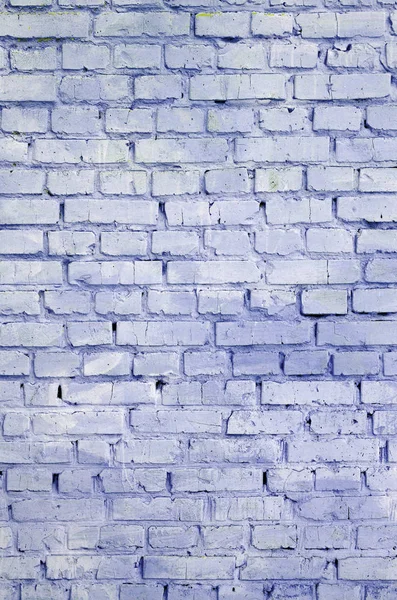 Ceglany kwadratowy blok ściany tła i tekstury. Malowane w viole — Zdjęcie stockowe