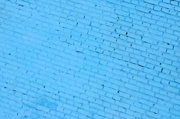 Πλατεία Φόντο Τοίχο Μπλοκ Τούβλο Και Την Υφή Βαμμένο Μπλε — Φωτογραφία Αρχείου