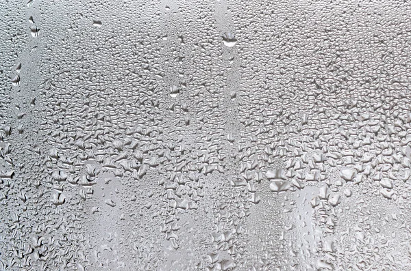 Textura Unei Picături Ploaie Fundal Transparent Umed Sticlă Tonat Culoare — Fotografie, imagine de stoc