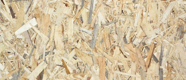 Текстура жовтих дерев'яних плит OSB крупним планом — стокове фото
