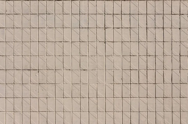 Vieilles Tuiles Murales Soviétiques Beige Texture Tuile Extérieure Classique Qui — Photo