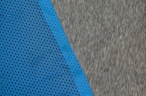 Vista Superior Superficie Textil Tela Calentador Cerca Arrugado Textura Tejido — Foto de Stock