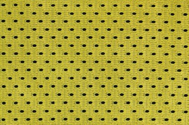 Spor giyim dokusuna polyester elyaf yapılmış. Dış Giyim spor eğitim için bir mesh dokusu gerilebilir naylon kumaş vardır
