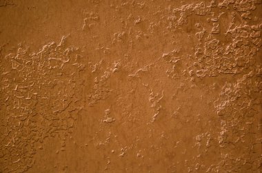 Zaman ve hava etkisi altında ganimet eski bir boya kaplamalı metal duvar dokusu