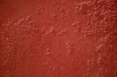 Zaman ve hava etkisi altında ganimet eski bir boya kaplamalı metal duvar dokusu