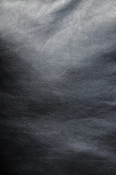 Textury Černé Kůže Nebo Dermantin Záhyby Jako Materiál Dámské Pánské — Stock fotografie