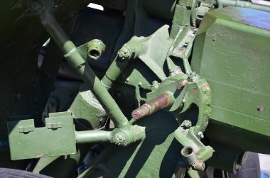 Taşınabilir silah Sovyetler Birliği, Dünya Savaşı, bir yakın çekim mekanizma boyalı bir koyu yeşil renkte