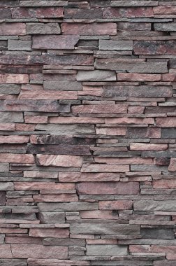 Farklı boyut ve sesleri uzun ve sert taş taş duvardan dokusuna