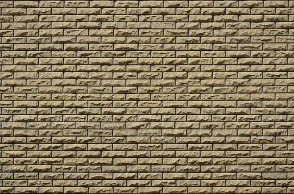 Texture Brick Wall Relief Stones Bright Sunlight — Stock Photo, Image