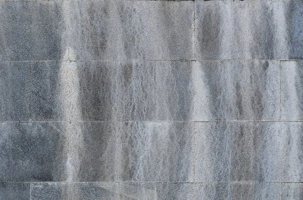 Υφή Του Τοίχου Του Μεγάλου Γρανιτένια Πλακάκια Που Είναι Καλυμμένα — Φωτογραφία Αρχείου