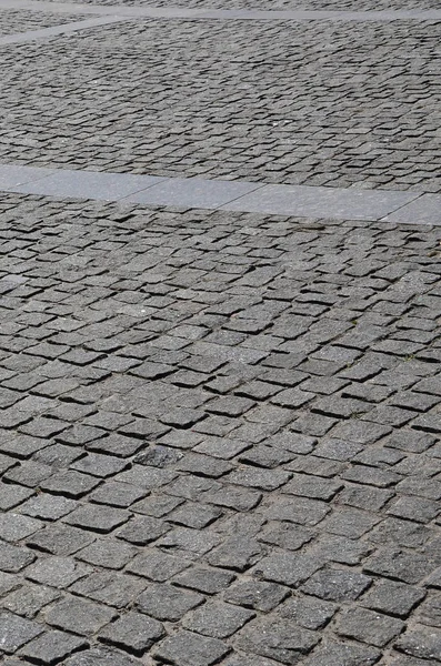 Texture Paving Slab Paving Stones Many Small Stones Square Shape — Stock Photo, Image