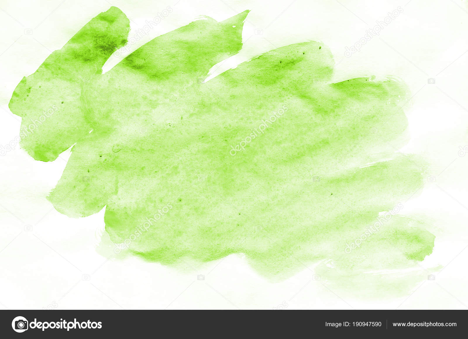 Light Green Watercolor Background White Paper Text Textures