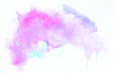 El suluboya şekil tasarımınız için karışık tonlarda çekilmiş. Arka plan, el yapımı dekorasyon boyalı yaratıcı