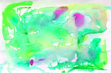 El suluboya şekil tasarımınız için karışık tonlarda çekilmiş. Arka plan, el yapımı dekorasyon boyalı yaratıcı