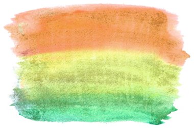 El suluboya şekil tasarımınız için sıcak tonlarda çekilmiş. Arka plan, el yapımı dekorasyon boyalı yaratıcı