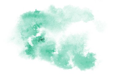 El ışık mavi suluboya şekil tasarımınız için çekilmiş. Arka plan, el yapımı dekorasyon boyalı yaratıcı