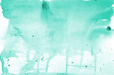 El ışık mavi suluboya şekil tasarımınız için çekilmiş. Arka plan, el yapımı dekorasyon boyalı yaratıcı