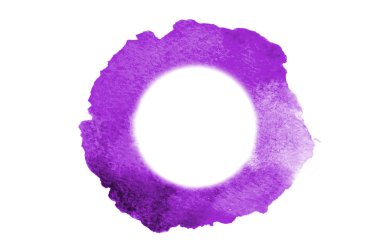 Arka plan resmi metin için yuvarlak bir yer ile mor renk rastgele bir şekli oluşturan soyut suluboya noktalar