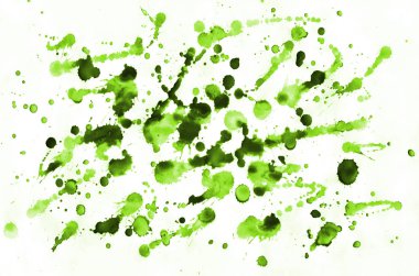 Işık yeşil suluboya arka plan beyaz kağıt üzerinde. Bir metin için dokular, afişler, broşürler, posterler, yazıtlar yeri olan. Sulu Boya tasarım öğesi web dekorasyon için