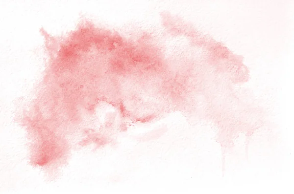 Hand Drawn Red Watercolor Shape Your Design Creative Painted Background — Stock Photo, Image