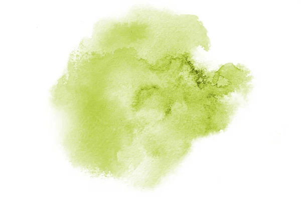 Рука Намальована Світло Зеленою Акварельною Формою Вашого Дизайну Творчий Пофарбований — стокове фото