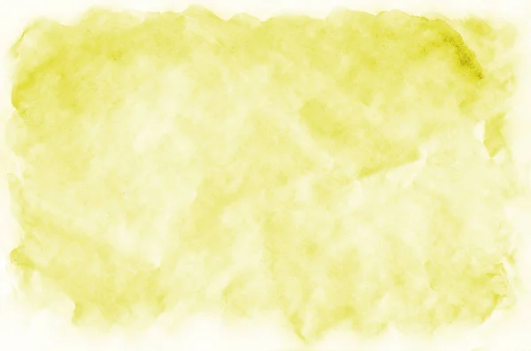 Colorido Amarillo Acuarela Pincel Húmedo Pintura Fondo Líquido Para Fondo — Foto de Stock