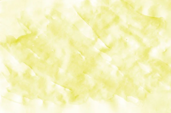 Colorful Yellow Watercolor Wet Brush Paint Liquid Background Wallpaper Business — Stock Photo, Image