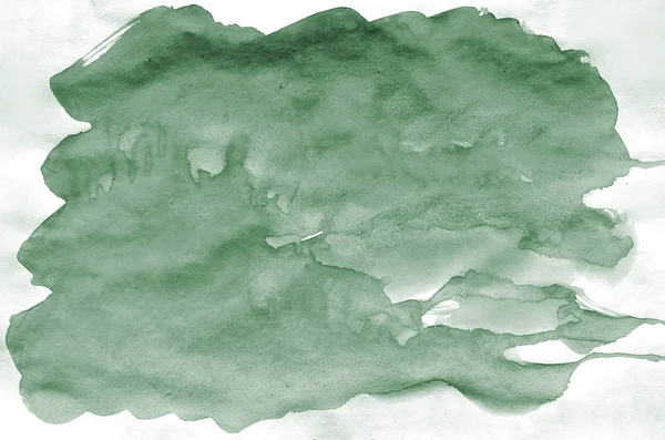 Fundo Aquarela Verde Escuro Colorido Para Papel Parede Ilustração Aquarelle — Fotografia de Stock