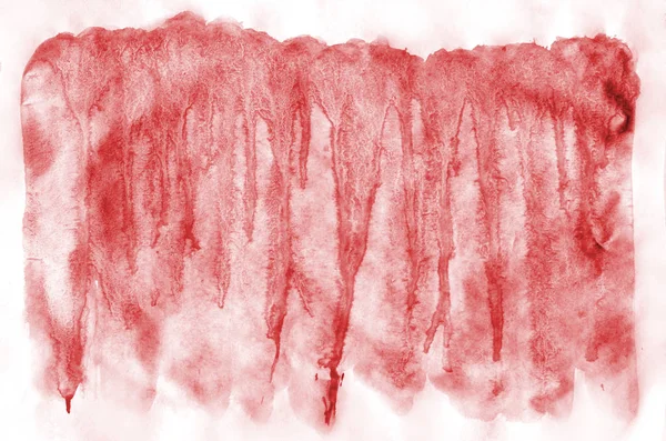 カラフルな赤い水彩背景の壁紙 アクワレル明るい色図 — ストック写真