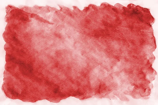 Colorato Sfondo Rosso Acquerello Carta Parati Aquarelle Illustrazione Colori Brillante — Foto Stock