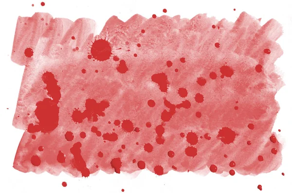 Kleurrijke Rode Aquarel Achtergrond Voor Behang Aquarelle Felle Kleur Illustratie — Stockfoto