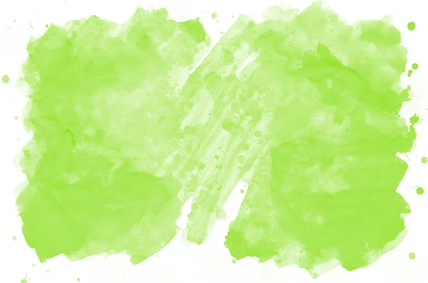 Світло Зелений Акварельний Фон Білому Папері Тексту Текстур Банерів Листівок — стокове фото