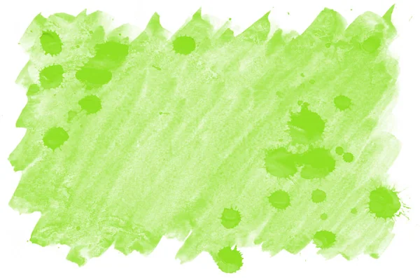 Світло Зелений Акварельний Фон Білому Папері Тексту Текстур Банерів Листівок — стокове фото