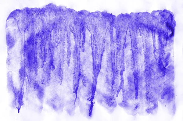 Colorido Violeta Aquarela Pincel Molhado Pintar Fundo Líquido Para Papel — Fotografia de Stock