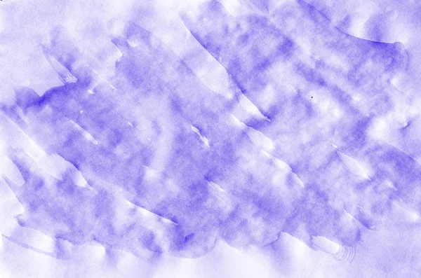 Aquarelle Violette Colorée Peinture Pinceau Humide Fond Liquide Pour Papier — Photo