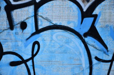 Güzel sokak sanat graffiti. Moda renkler şehir duvarları üzerinde çizim yaratıcı renk. Çağdaş kent kültürü. Başlık boya duvarlar. Kültür gençlik protesto